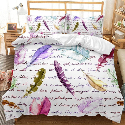 Housse de Couette Plume 1 Personne