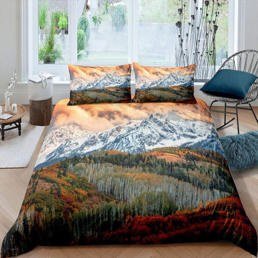 Housse de Couette Montagne 200x200