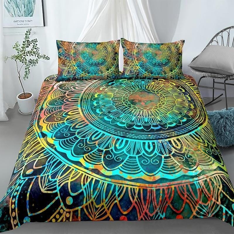Housse de Couette Motif Mandala