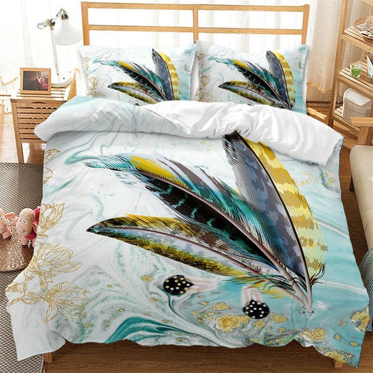 Housse de Couette Plume 200x200