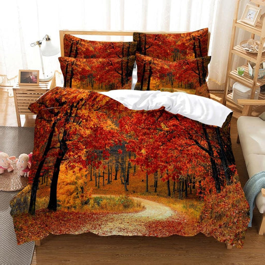 Housse de Couette Motif Forêt