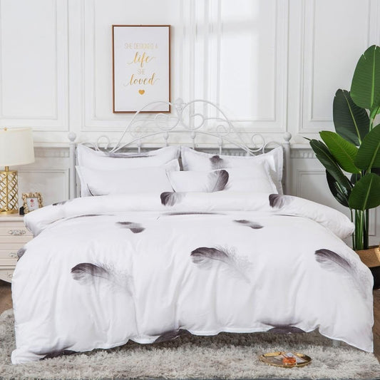 Housse de Couette 1 Personne Blanche
