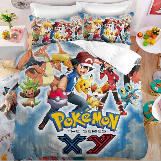 Housse de Couette 2 Personnes Pokémon 