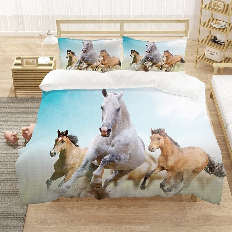 Housse de Couette 200x200 Cheval
