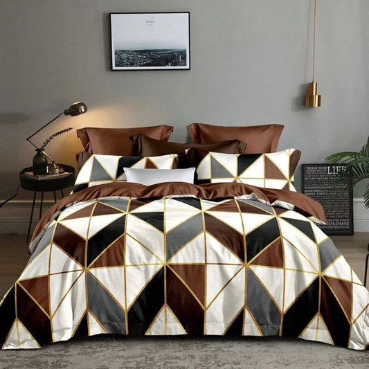 Housse de Couette 200x200 Marron