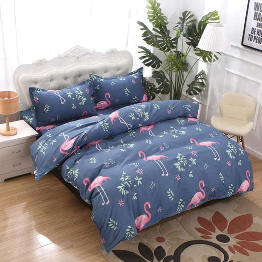 Housse de Couette 220x240 Flamant Rose