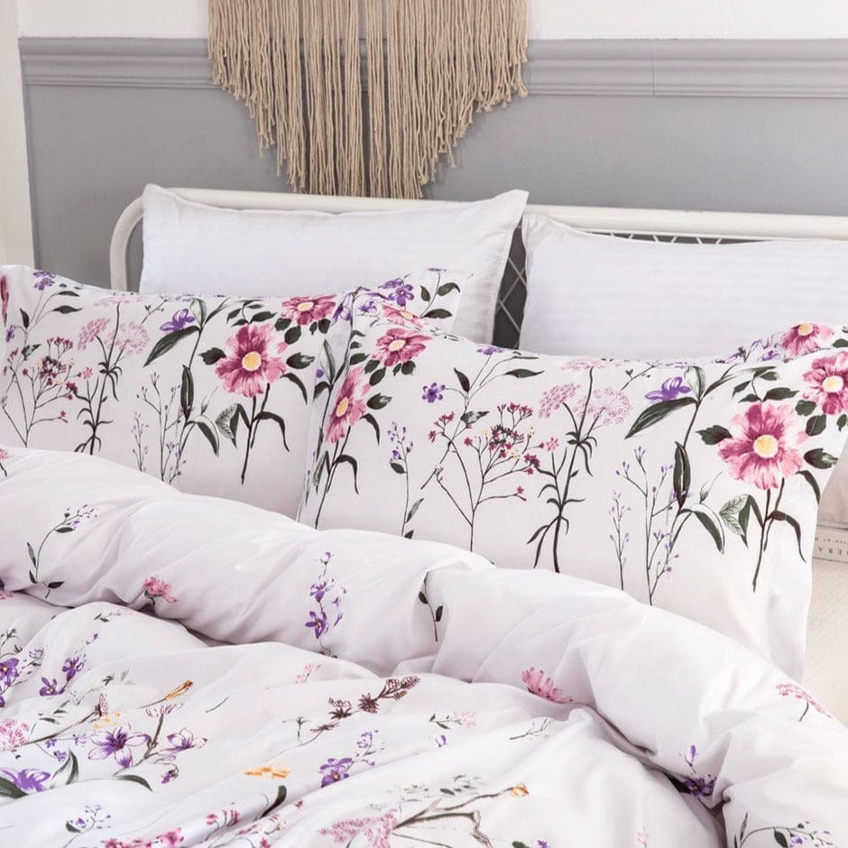 Housse de Couette 220x240 Fleurie