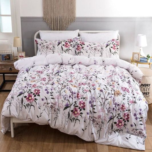 Housse de Couette 220x240 Fleurie