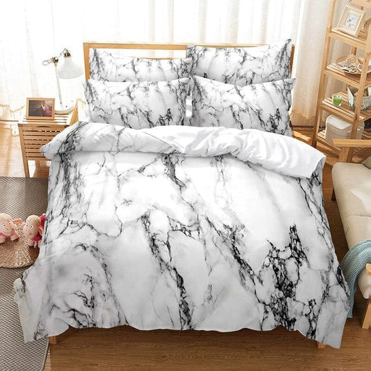 Housse de Couette 220x240 Marbre