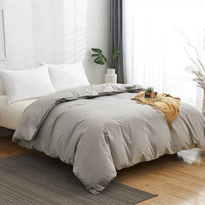 Housse de Couette 240x260 Grise