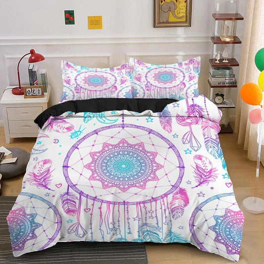 Housse de Couette Attrape Rêve Rose