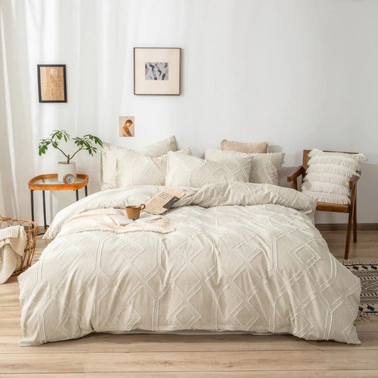 Housse de Couette Beige 200x200