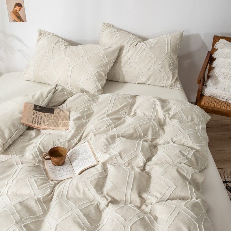 Housse de Couette Beige 200x200