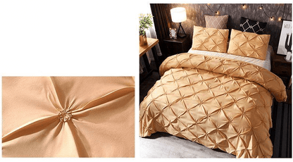 Housse de Couette Beige Doré