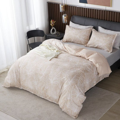 Housse de Couette Beige Motif