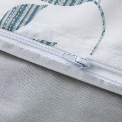 Housse de Couette Blanche Coton 240x220