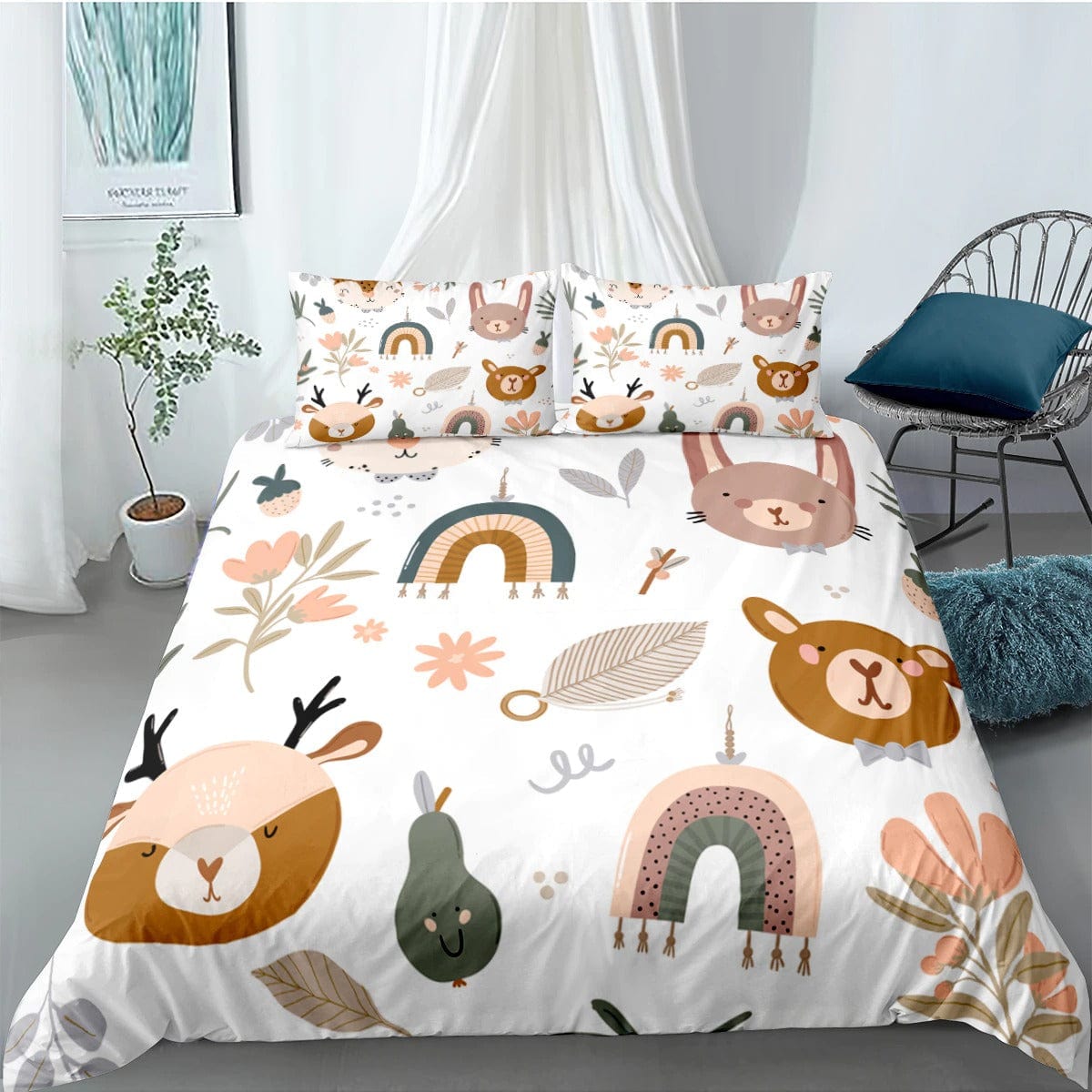 Housse de Couette Blanche Enfant