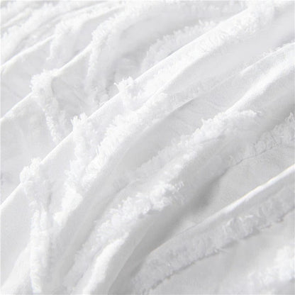 Housse de Couette Blanche Motif