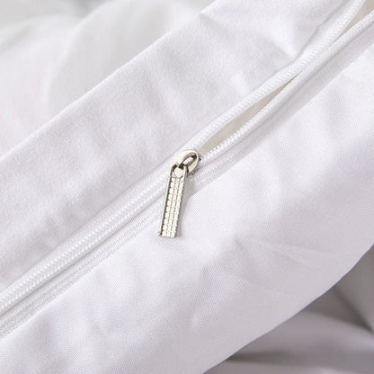 Housse de Couette Blanche Relief