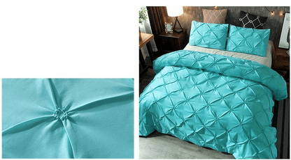 Housse de Couette Bleu Turquoise