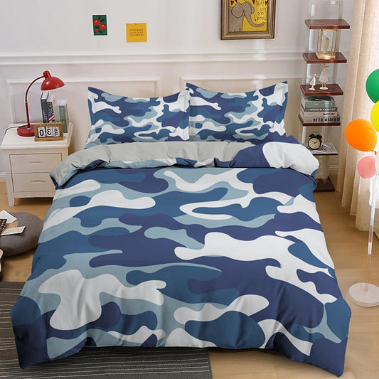Housse de Couette Camouflage Militaire