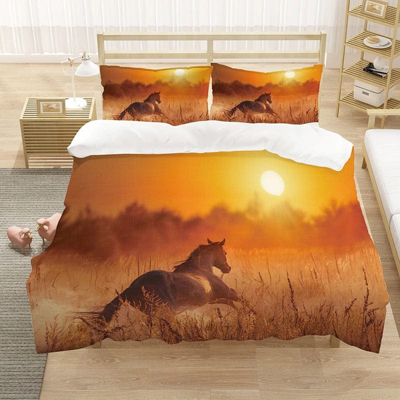 Housse de Couette Cheval 240x220