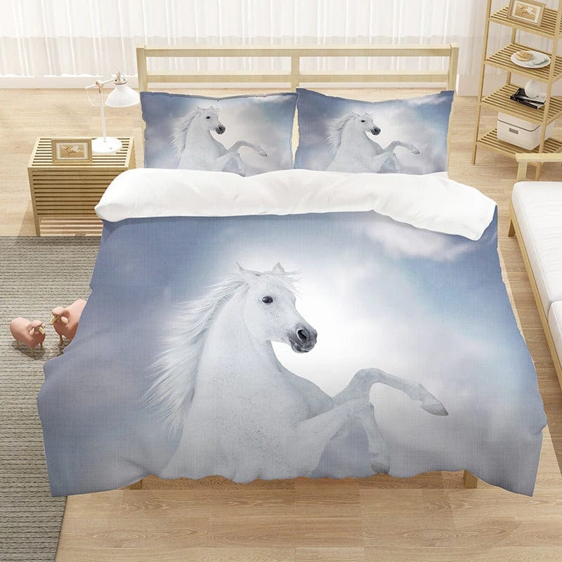 Housse de Couette Cheval Blanc