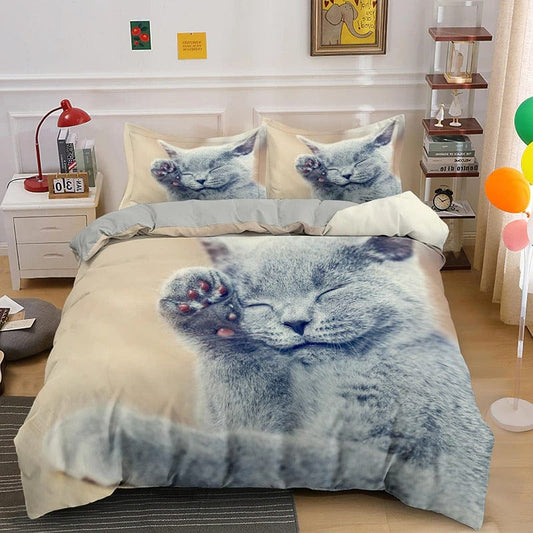 Housse de Couette Enfant Chat