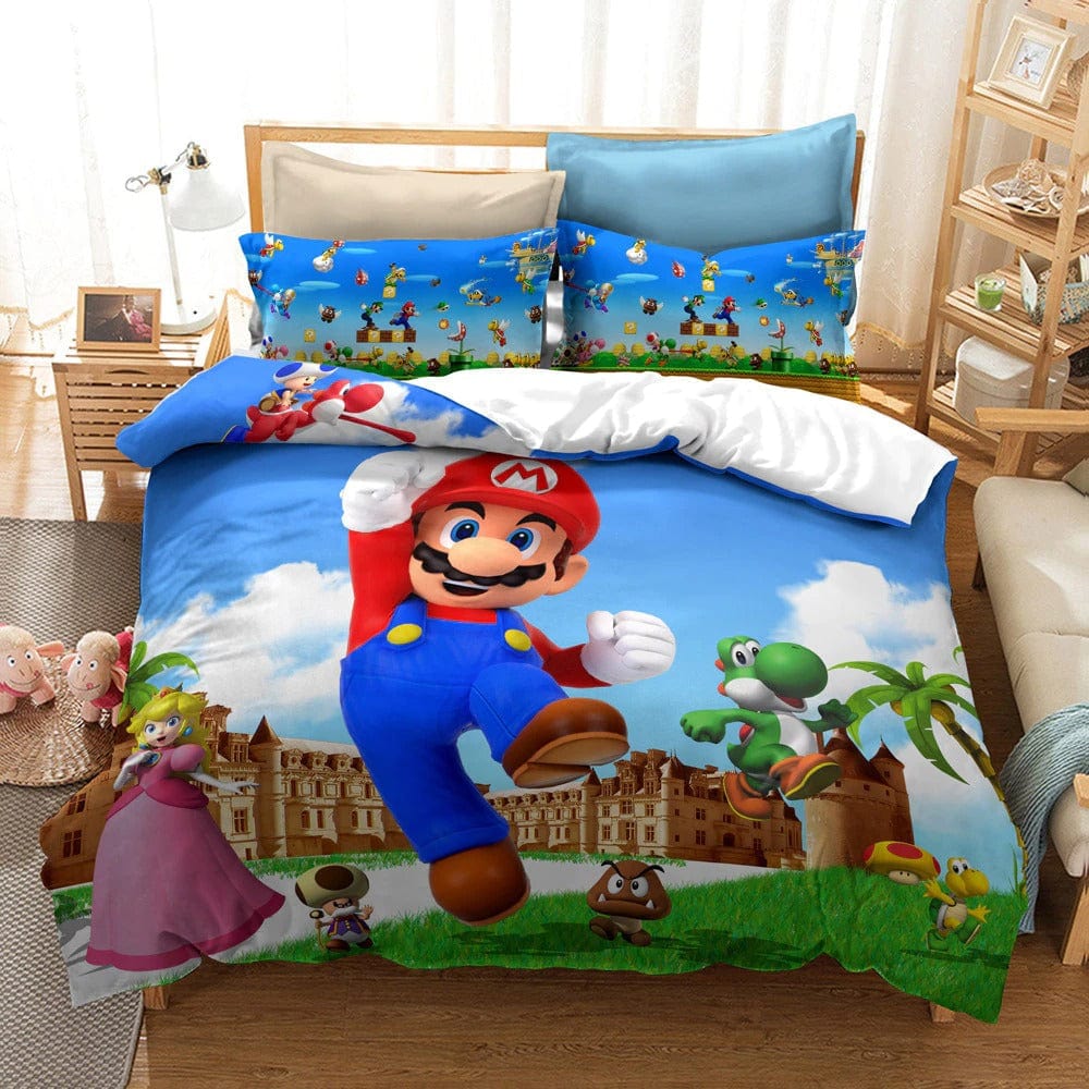 Housse de Couette Enfant Mario