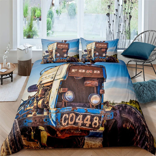Housse de Couette Enfant Tracteur