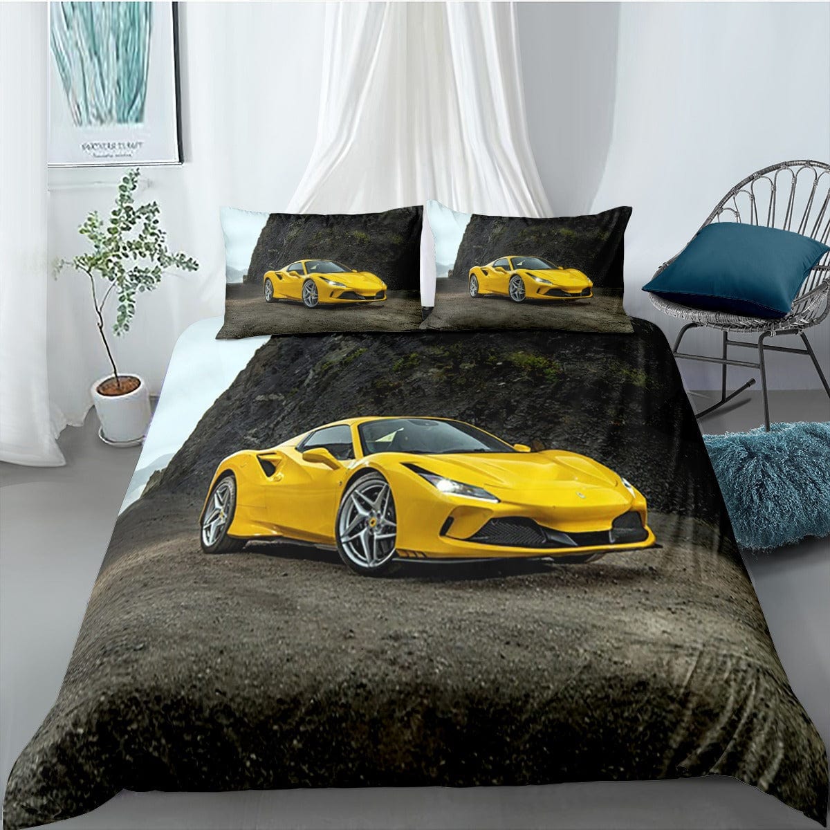 Housse de Couette Ferrari 220x240