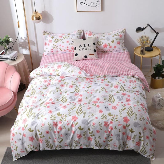 Housse de Couette Fille Fleur