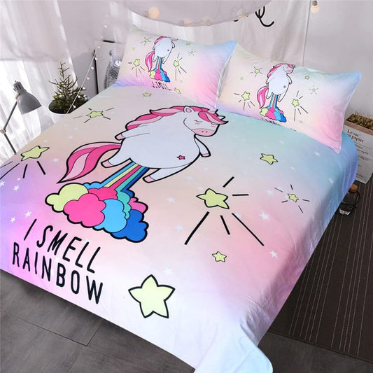Housse de Couette Fille Licorne