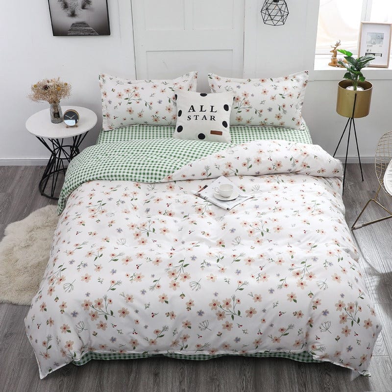 Housse de Couette Fleurie 1 Personne