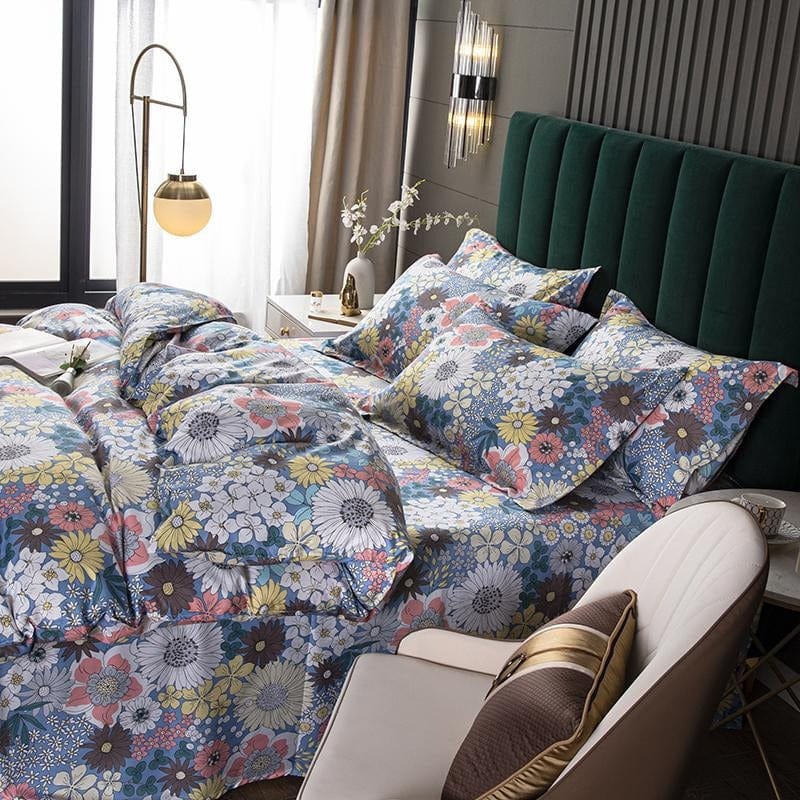 Housse de Couette Fleurie Vintage