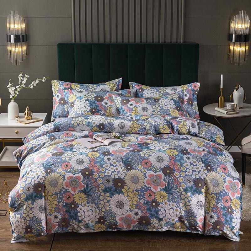 Housse de Couette Fleurie Vintage