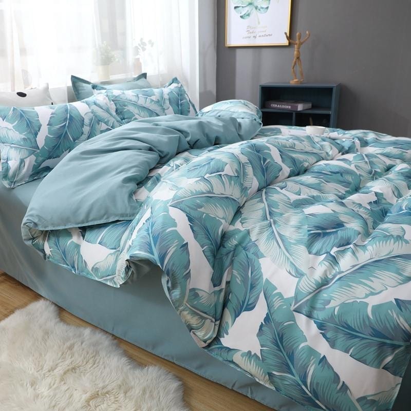 Housse de Couette Fleurs Tropicales