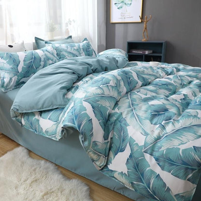 Housse de Couette Fleurs Tropicales