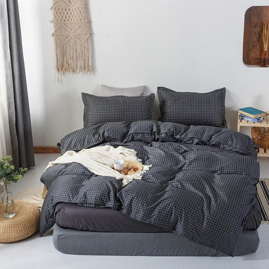 Housse de Couette Graphique Noir et Blanc