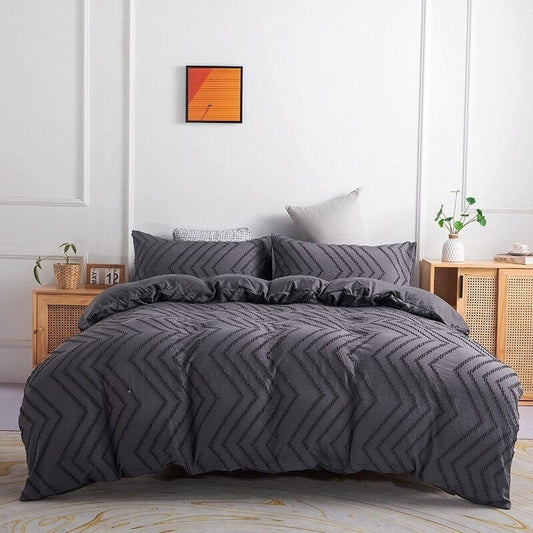 Housse de Couette Grise 220x240