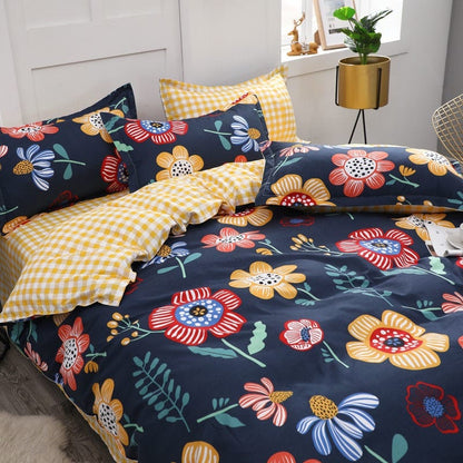 Housse de Couette Grosse Fleurs