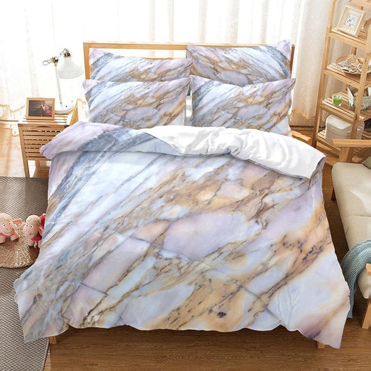 Housse de Couette Imprimé Marbre