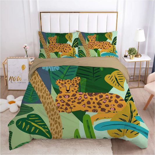 Housse de Couette Jungle 1 Personne