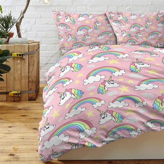 Housse de Couette Licorne Emoji