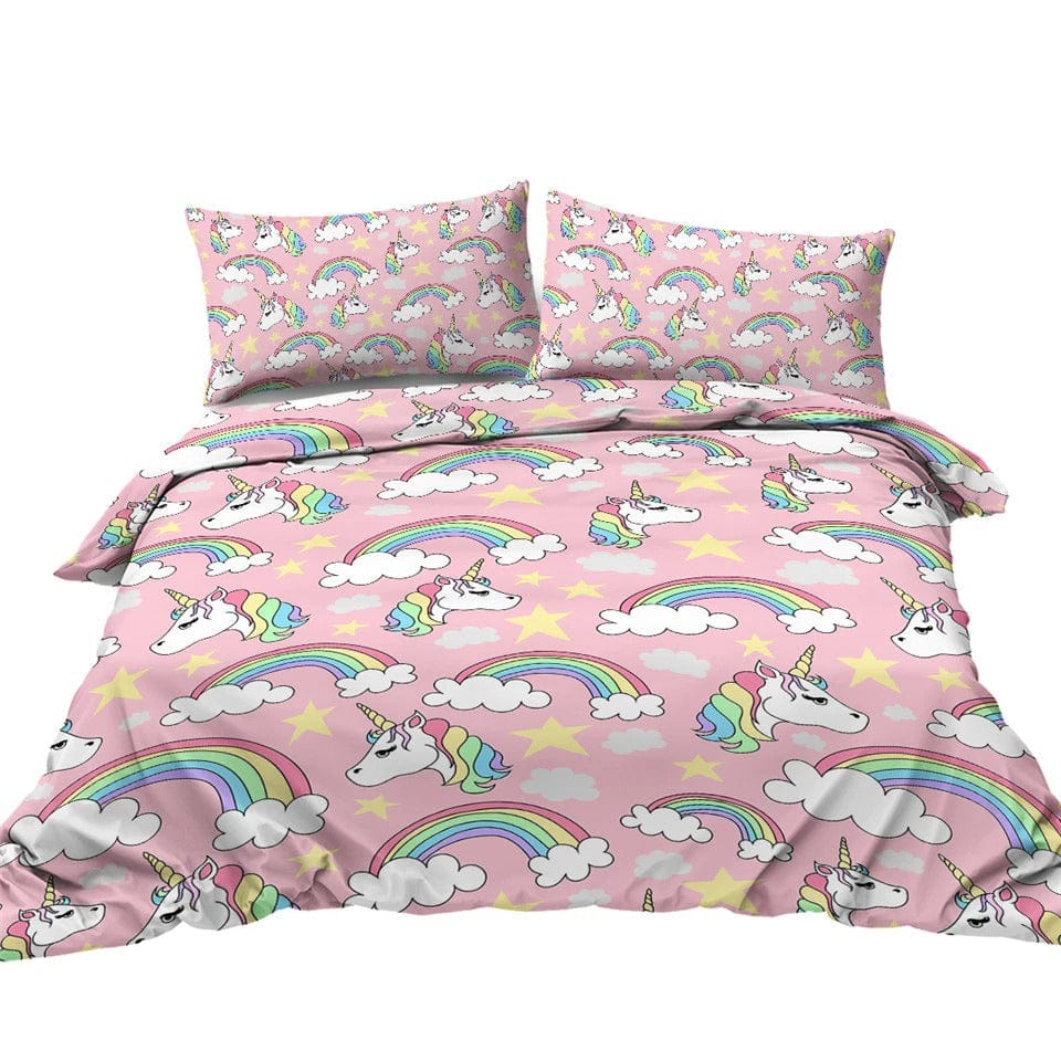 Housse de Couette Licorne Emoji