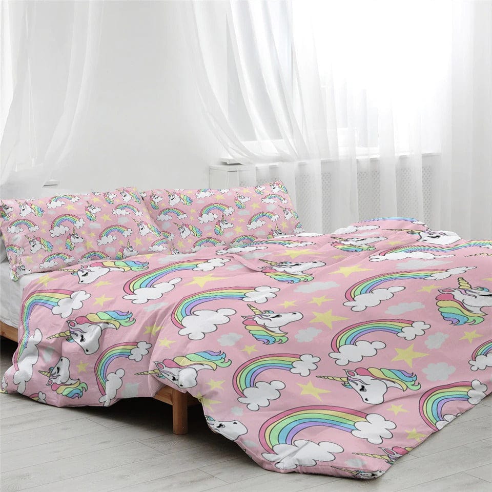 Housse de Couette Licorne Emoji