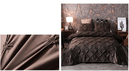 Housse de Couette Marron Chocolat