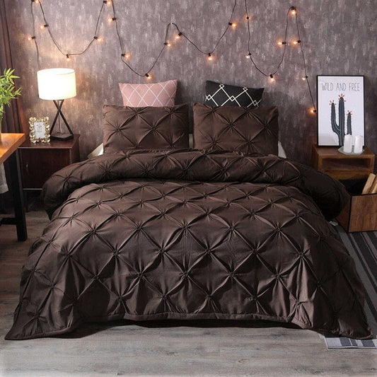 Housse de Couette Marron Chocolat