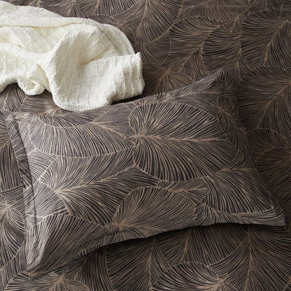 Housse de Couette Marron Foncé