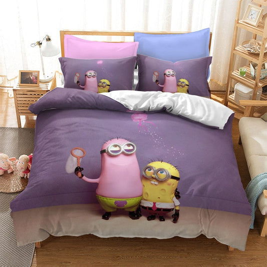 Housse de Couette Minions Fille